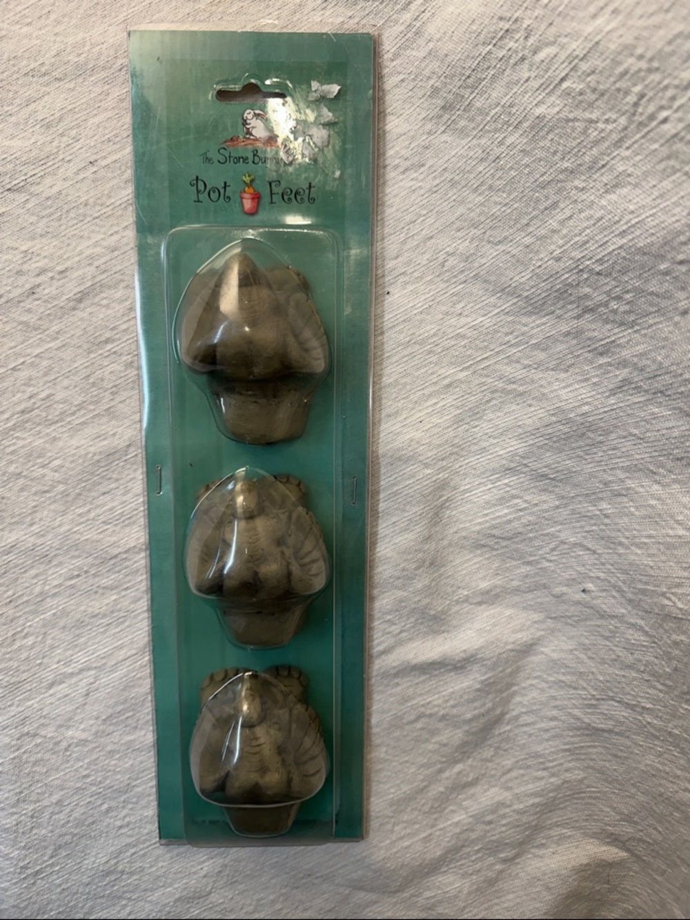 The Stone Bunny Elephant Pot Feet - Set of 3 Decorative Plant Feet